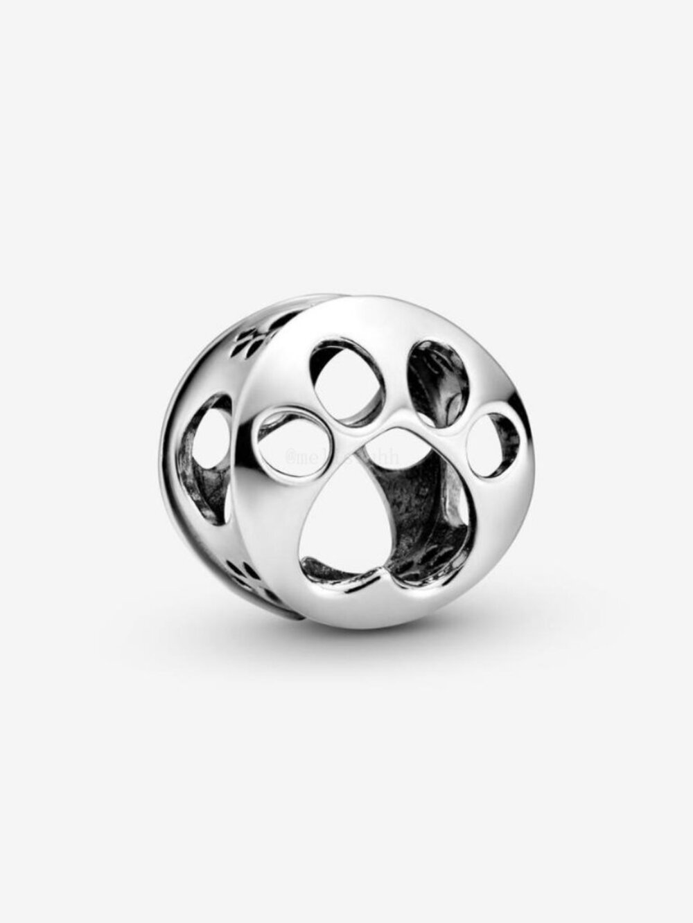 Pandora Openwork Paw Print Charm